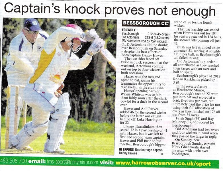 Captian's knock proves not enough 